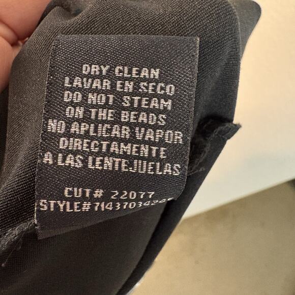 Vtg ECI Midi Dress Empire Waist Sleeveless Mesh Size 6 Y2k Whimsigoth Fairy - Picture 9 of 9